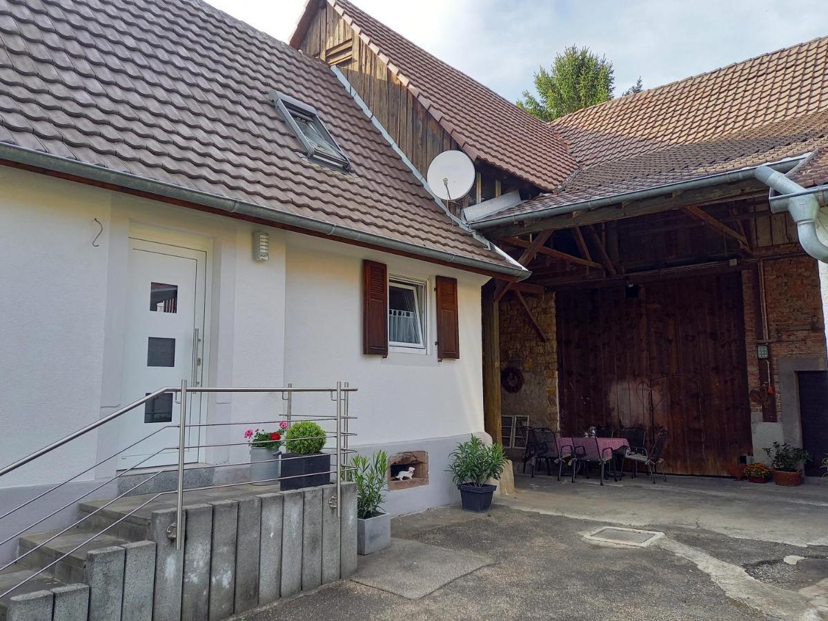 Kleines Bauernhaus Mit Nostalgischem Flair Villa Rheinhausen Exteriör bild